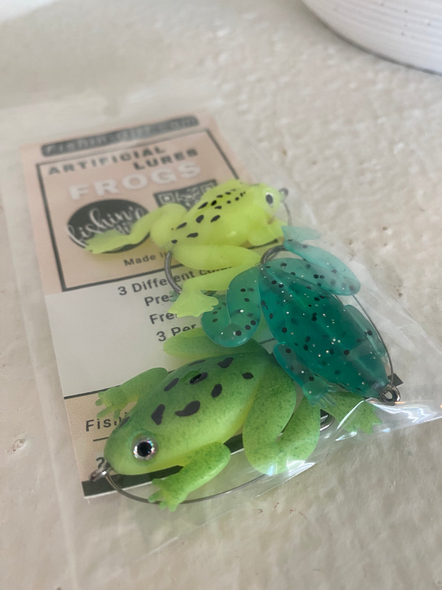 Artificial Lures - Frogs, Minnows or Shrimp