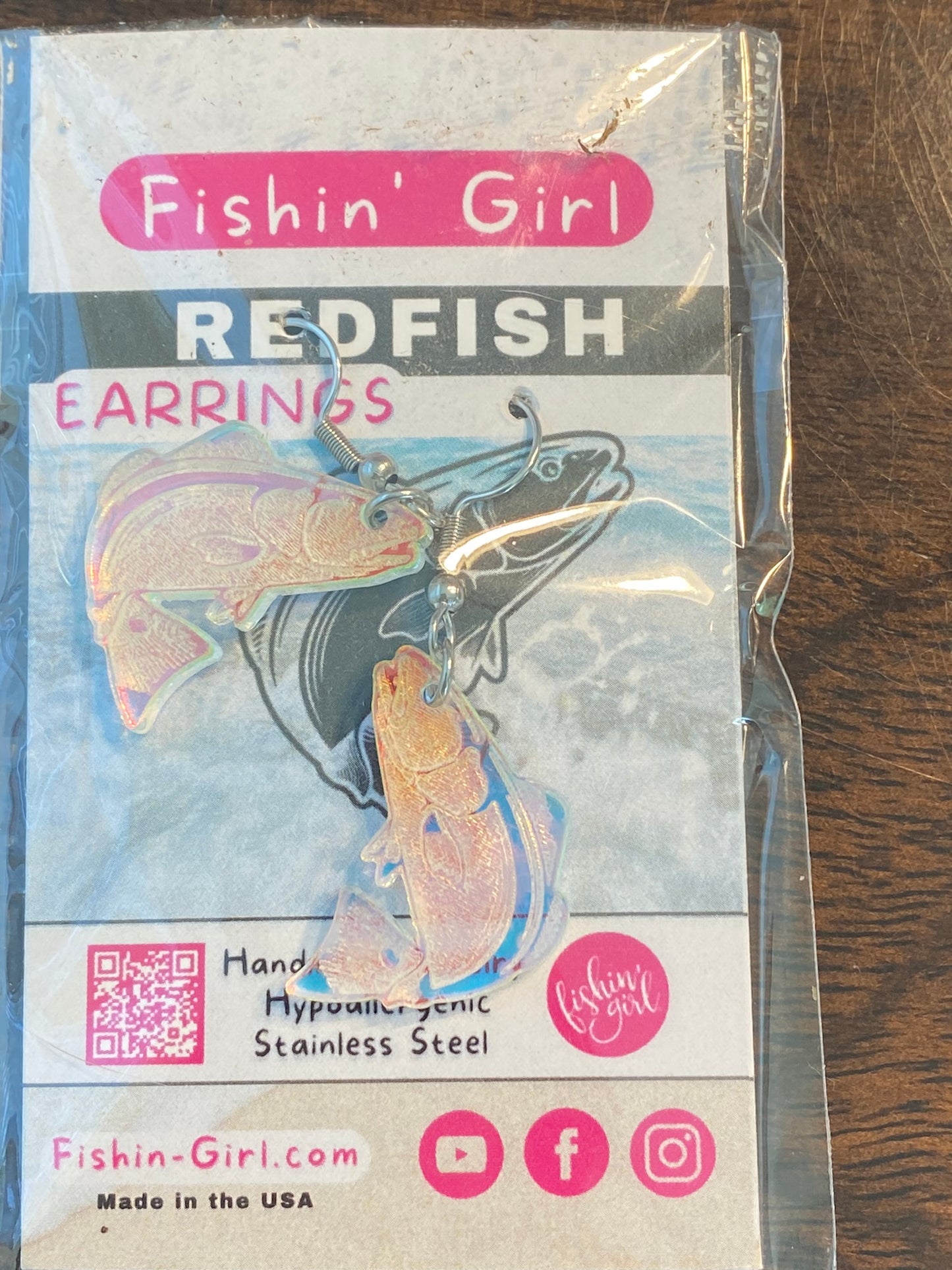Redfish Earrings