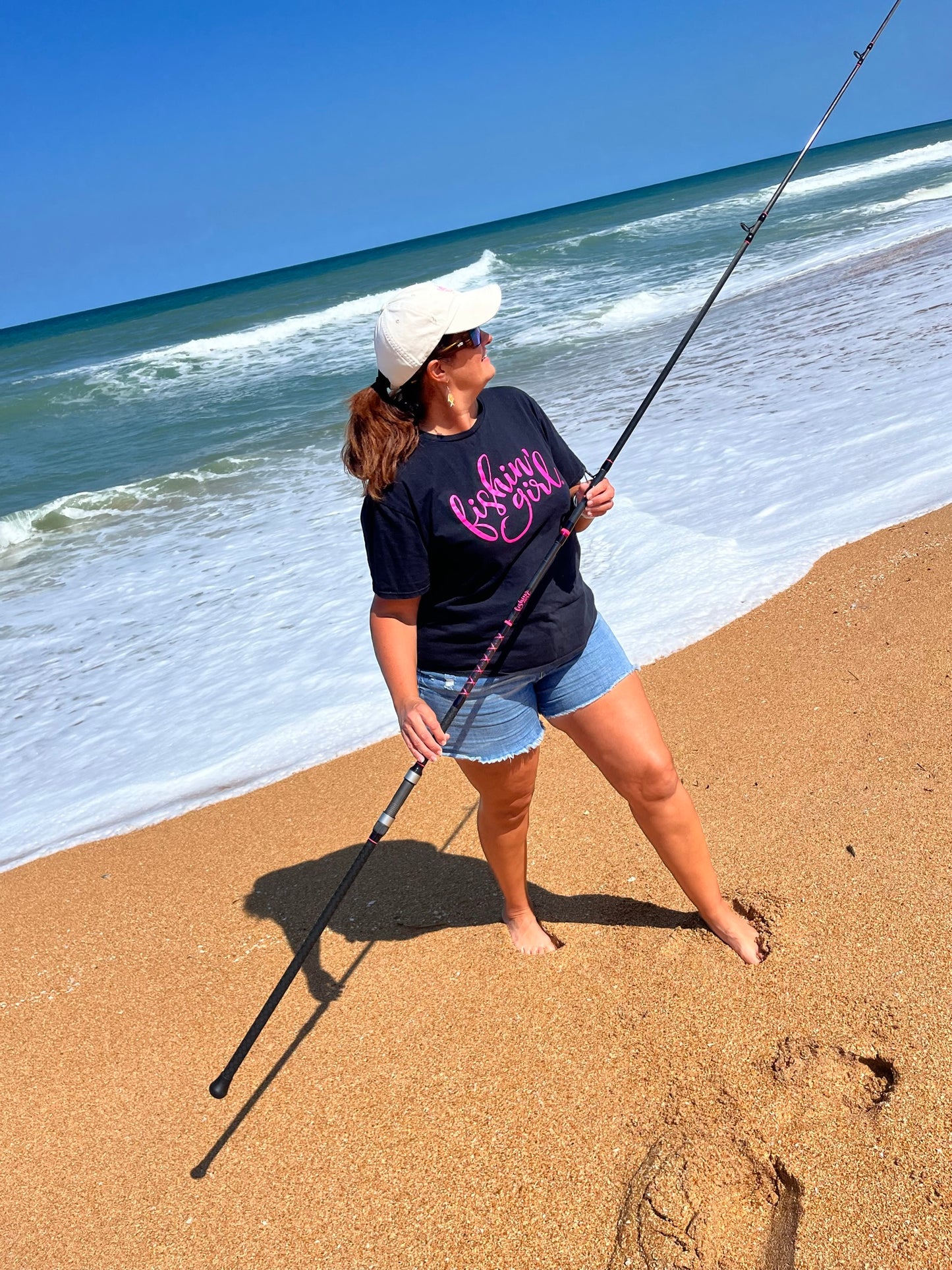 10'6" Fishin' Girl Branded Surf Fishing Rod